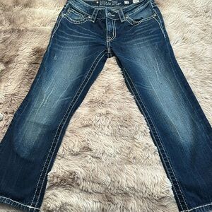 Miss Me Dark Blue Boot Cut Jeans